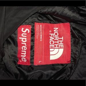 supreme gortex and north face collab windbreaker
